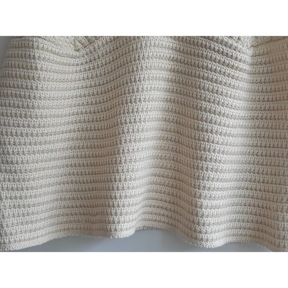 New 2 Pc Hippie 60s Style Textured Halter Sweater And Cardigan Size 14W/16W - Picture 7 of 9